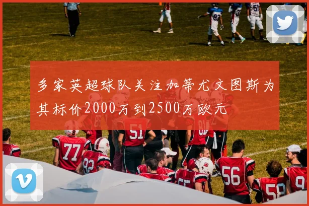多家英超球队关注加蒂尤文图斯为其标价2000万到2500万欧元
